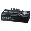 Black&Pro Latexhandschuhe puderfrei schwarz klein 20er Box