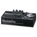 Black&Pro Latexhandschuhe puderfrei schwarz mittel...