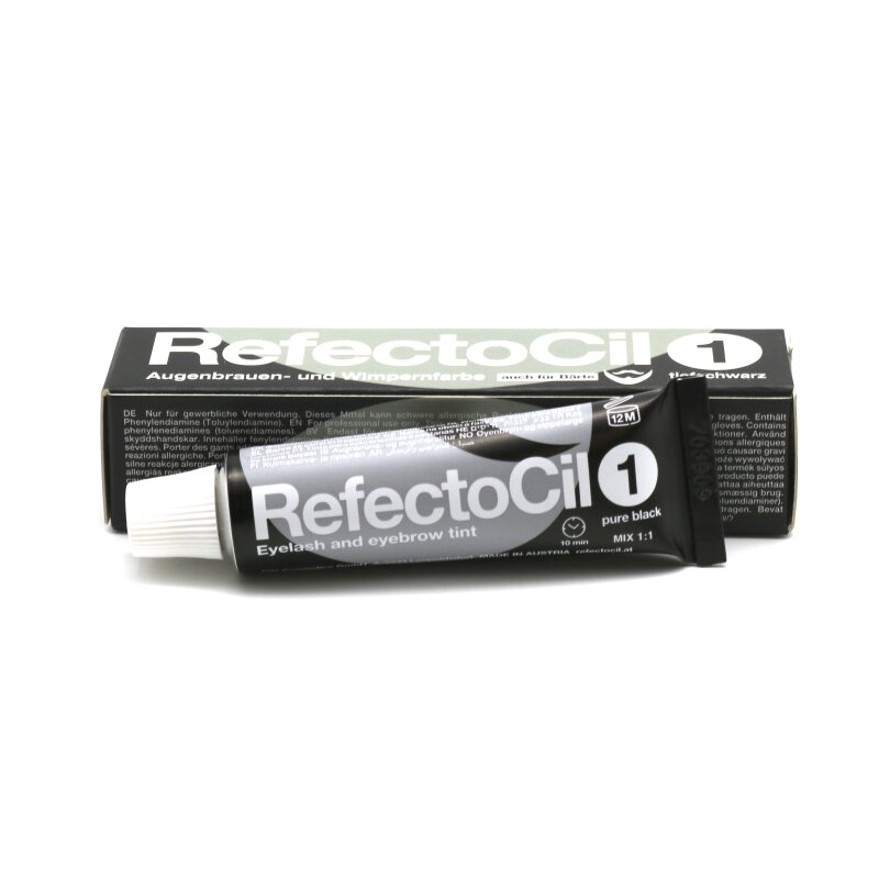 RefectoCil Augenbraun- und Wimpernfarbe 1 tiefschwarz 15 ml