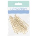 Comair Lockennadeln dick gold 75x1,20mm 50 Stück