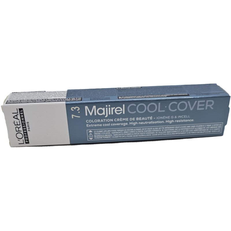 Loreal Majirel COOL COVER 7,3 mittelblond gold 50 ml