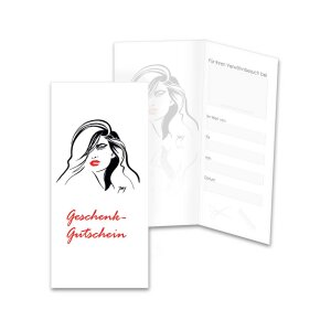 Trend-Design Geschenkgutscheine 36 Stück mit Umschlag Damen "99013"
