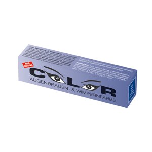 Comair Color Augenbrauen- und Wimpernfarbe blau 15 ml