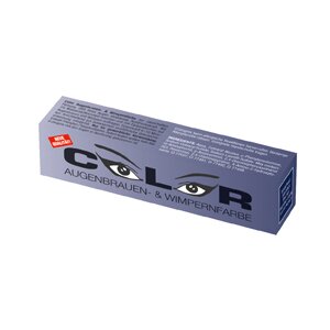 Comair Color Augenbrauen- und Wimpernfarbe tiefschwarz 15 ml