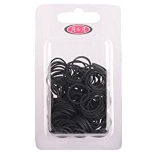 A&A Rastazopfgummi schwarz dick 150er