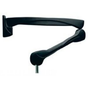 Wandarm schwarz 80 cm f. Equator und EggTrockenhaube