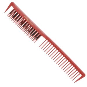 Hercules Sägemann Carbon C10 rot Toupierkamm mit Naturborsten 9"