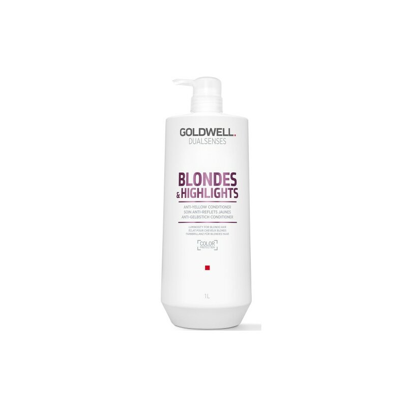 Image of Goldwell Dualsenses Blondes & Highlights Anti-Yellow Conditioner...