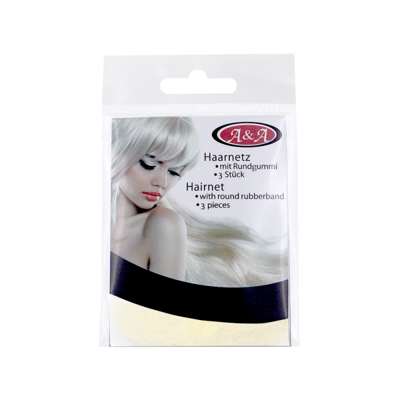 A&A Haarnetz dünn hellblond 3 Stück