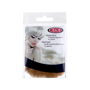 A&A Haarnetz dünn hellbraun 3 Stück