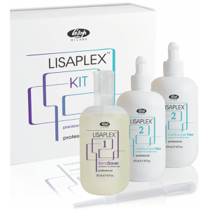 Lisaplex Kit mit 1x Lisaplex Bond Saver 125 ml, 2x Lisaplex Hair Structure Filler 125 ml
