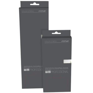 Comair Color Stripes kurz 95x200 mm, 200 Stück silber