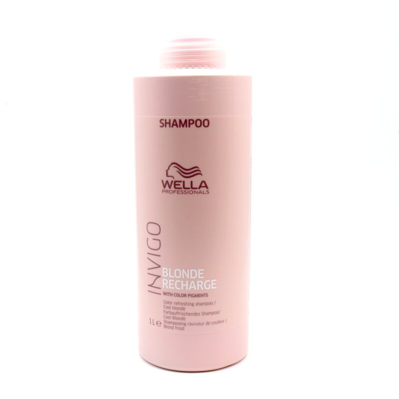 Image of Wella Invigo Blond Recharge Cool Blonde Color Refreshing Shampoo...