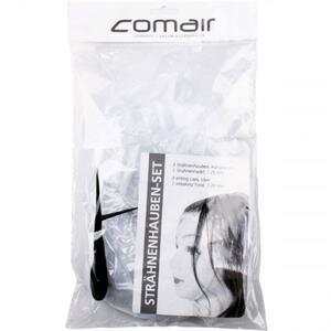 Comair Strähnenhaube 3er Set mit Strähnennadel Kunststoff