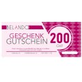Geschenkgutschein Belando 200 CHF