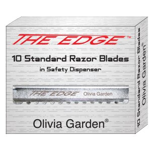 Olivia Garden Ersatzklingen 10 Stück für Rasiermesser The Edge