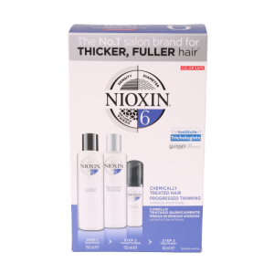 NIOXIN Haarpflege System 6 Set zur Pflege von fortgeschrittenen ausdünnendes, chemisch behandeltes Haar