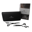 Olivia Garden SilkCut PRO Matt Black 2er Set HS 5,75/MS...