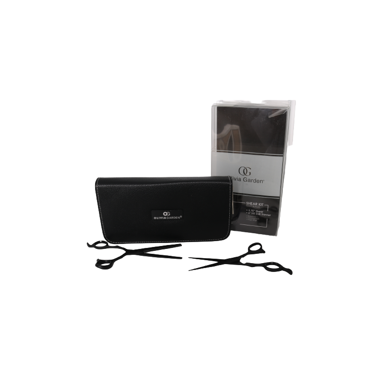 Olivia Garden Silkcut PRO 2er Set Matt Black RH