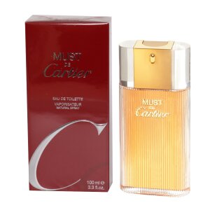 Cartier Must de Cartier Pour Femme Eau de Toilette 100 ml