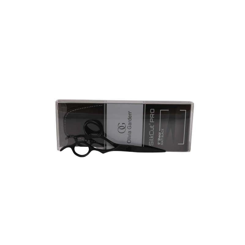 Olivia Garden HS SilkCut PRO 5,00" RH Matt Black Haarschneideschere