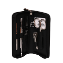 Pfeilring Manicure-Etui schwarz 5-teilig mit Knipser,...