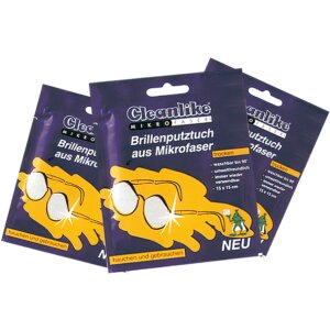 Cleanlike Brillen-Putztuch 15 x 15 cm