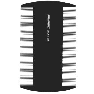 Fripac Ebonit Staubkamm 601 feine Zahnung, 9 cm