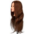 Fripac Übungskopf 60 cm 100% Echthaar, hellbraun