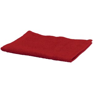 Le Coiffeur  Frottee-Gesichtstuch 30 x 15 cm, rot