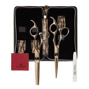 Olivia Garden SilkCut black/gold 2er Set HS 5,75/MS EUR RH