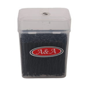 A&A Haarnadel 240er Box Gr. S 5 cm schwarz gewellt