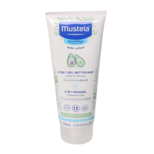 Mustela 2 in 1 Waschgel mit Avocado 200 ml