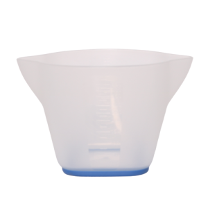 Comair Messbecher 450ml transp. blau Fuß rubberrzed