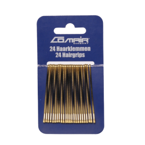 Comair Haarklemmen "Klassik" 24er Karte ca 5,5 cm havanna
