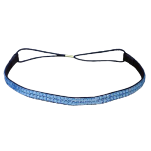 Haarband Bling-Style hellblau