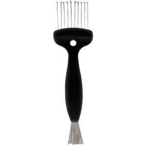 Olivia Garden Bürstenreiniger aus recyceltem Kunststoff, schwarz