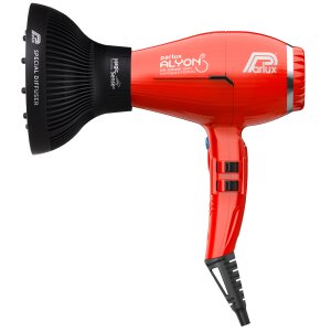 Parlux Haartrockner Alyon Ionic, rot mit Magic Sense