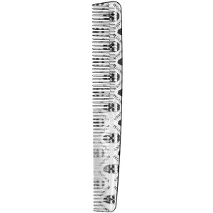 Fripac Pegasus Skulleto 201 silber Haarschneidekamm 17,5 cm