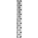 Fripac Pegasus Skulleto 210 silber Haarschneidekamm 21,0 cm