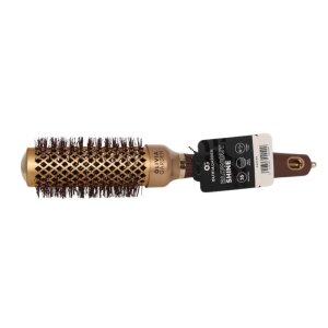 Olivia Garden Expert Blowout Shine Gewellte Borsten Gold&Braun 35 mm