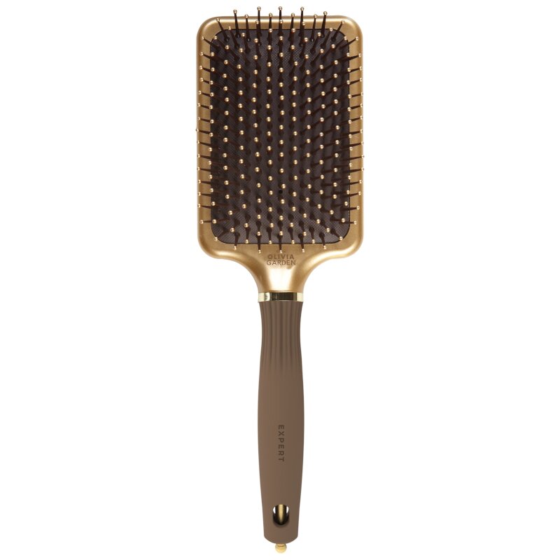 Olivia Garden Blowout Rectangular Hair Brush Gold & Brown