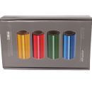 Comair Alufolie 4 Rollen bunt 12cmx50m 24µ