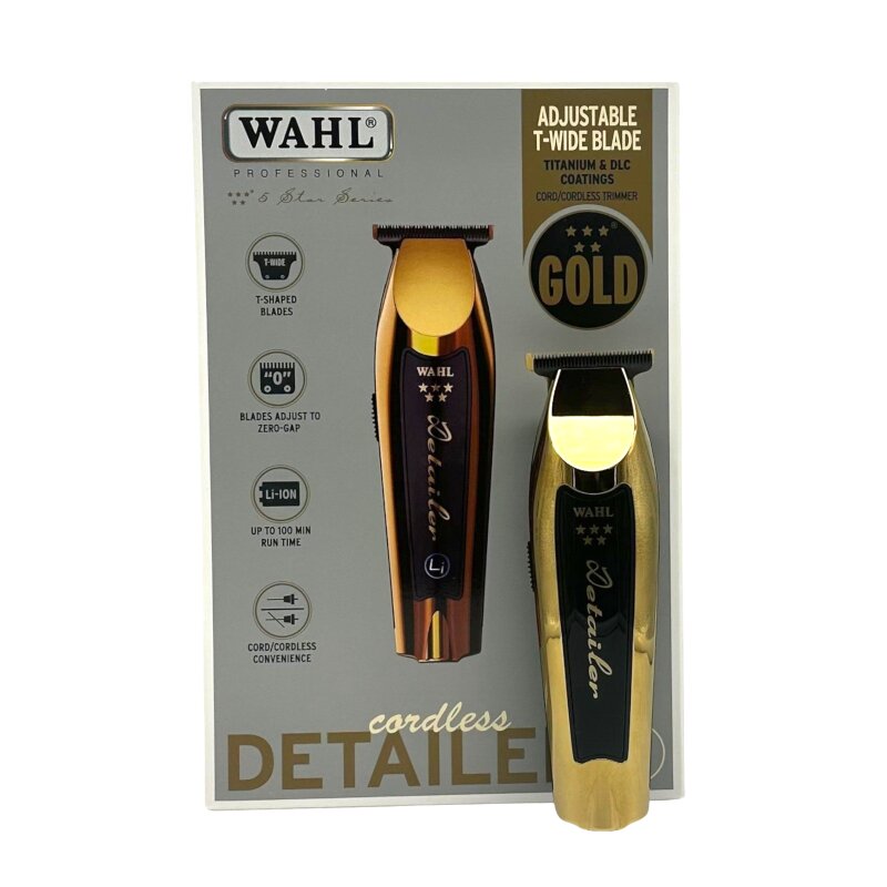 Wahl HSM Detailer Cordless LI Haarschneidemaschine Gold
