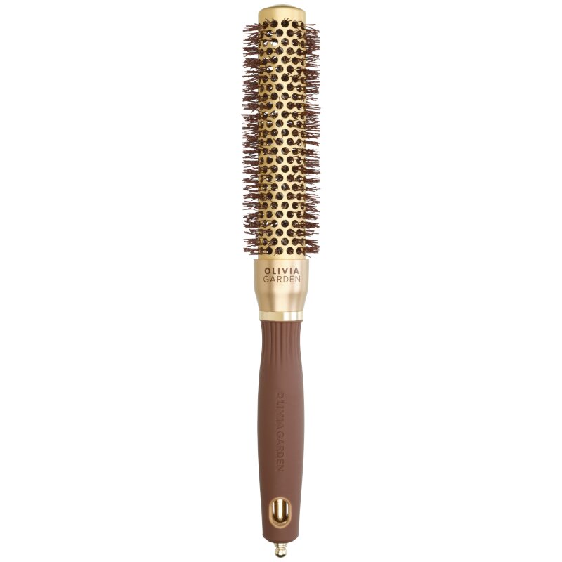 Olivia Garden Expert Blowout Speed Wavy Bristles Gold & Brown 25/40 mm