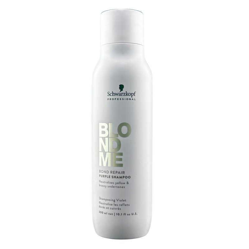 Schwarzkopf BlondMe Bond Repair Purple Shampoo 300 ml