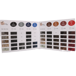 aucola Farbkarte A6 für Augenbrauen- & Wimpernfarbe