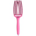 Olivia Garden Fingerbrush Care Iconic Boar&Nylon Pink Granita