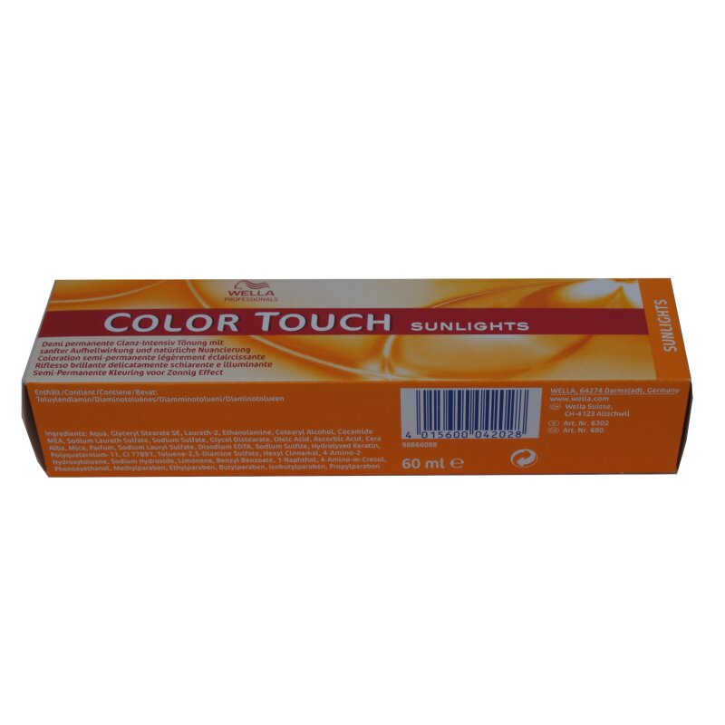 Wella Color Touch Sunlight /04 natur-rot 60 ml