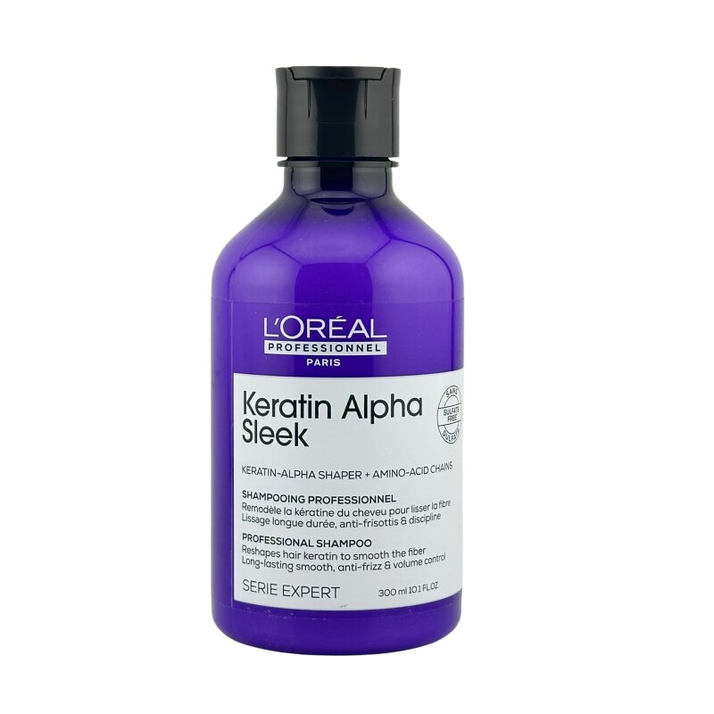 L'Oréal Serie Expert Keratin Alpha Sleek Shampoo 300 ml